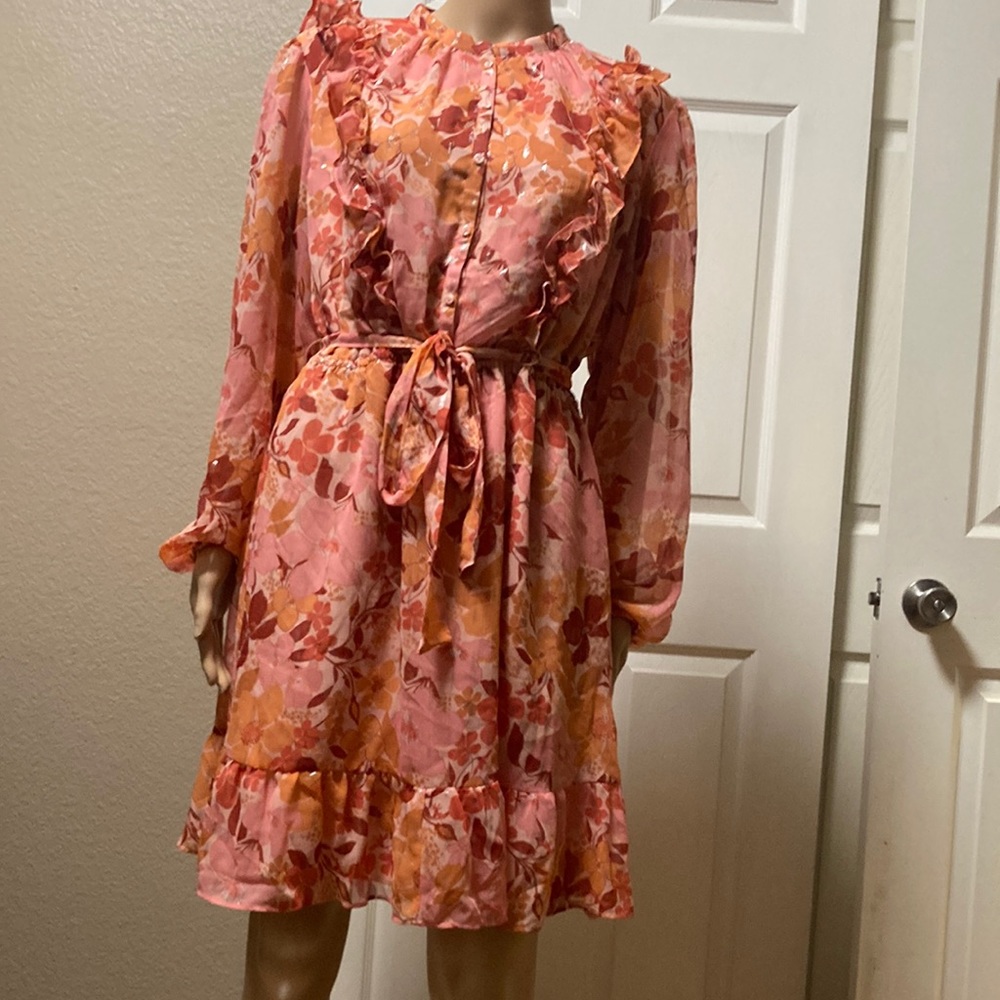 Lauren Conrad Floral Dress Large